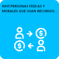 26 PERSONAS FISICAS Y MORALES QUE USAN RECURSOS PUBLICOS