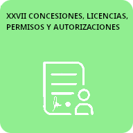 27 Concesiones, licencias, permisos y autorizaciones