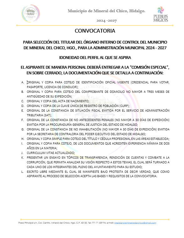 Convocatoria 2